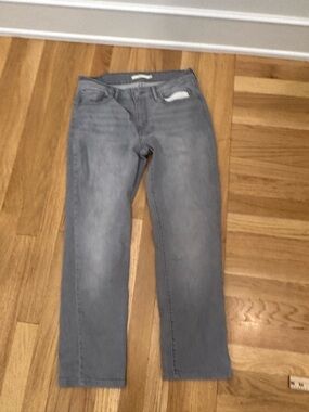 Levi's Light Gray 712 Slim Straight Leg Women's Jeans